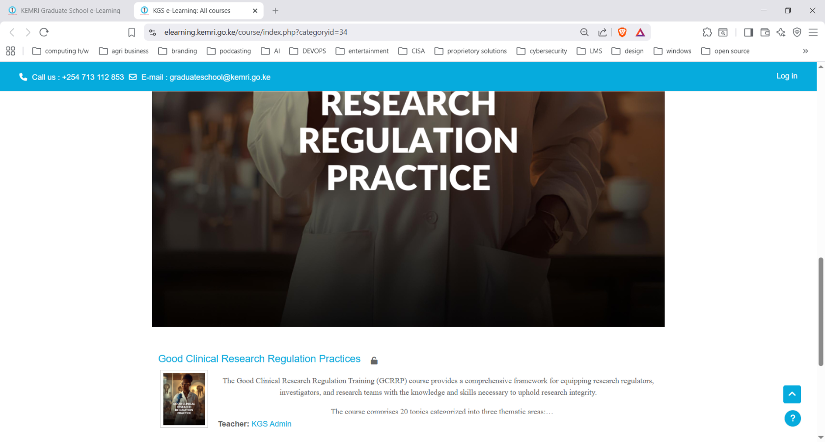 KGS e-Learning_ All courses - Brave 17_03_2026 15_23_38.png